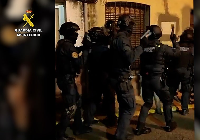 La Guardia Civil desmantela un punto de venta de drogas en San Vicente de Alcántara